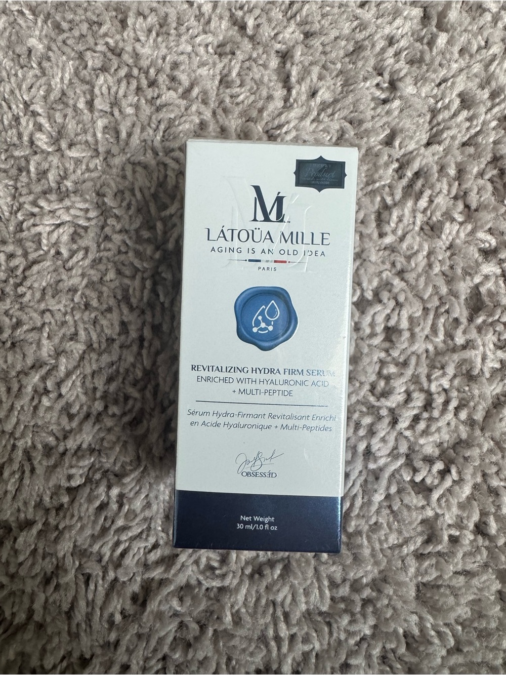 Lâtoúa Mille Revitalizing Hydra Firm Serum - Blue